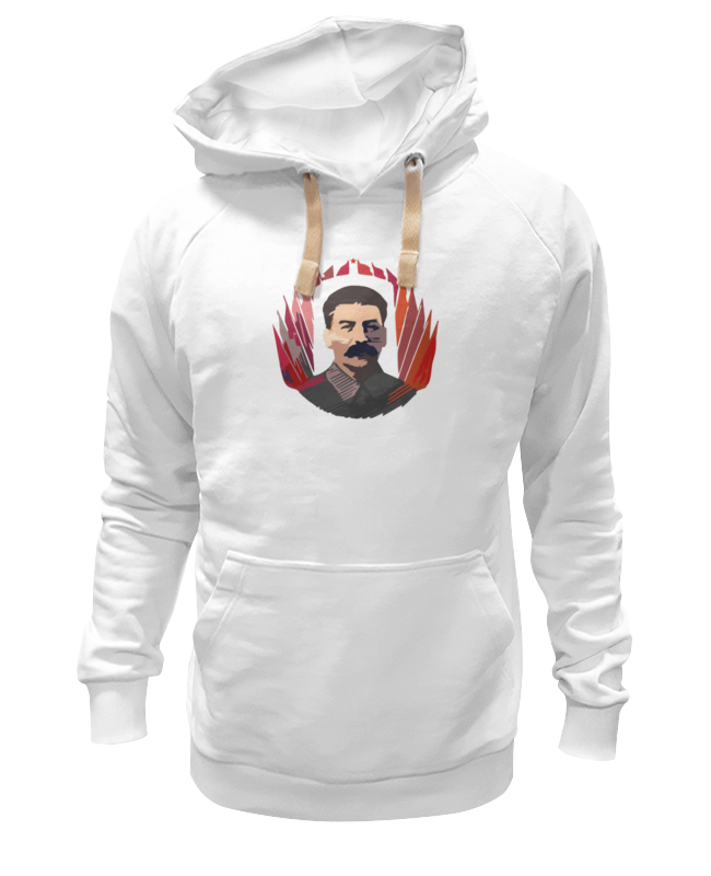

Худи унисекс Printio Сталин белое M, Белый, Сталин