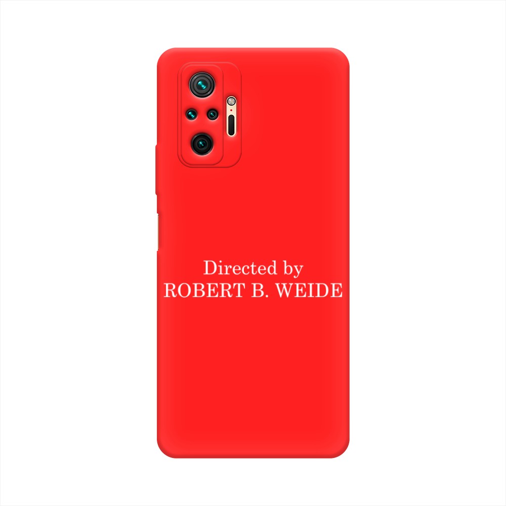 фото Матовый силиконовый чехол "robert b weide" на xiaomi redmi note 10 pro awog