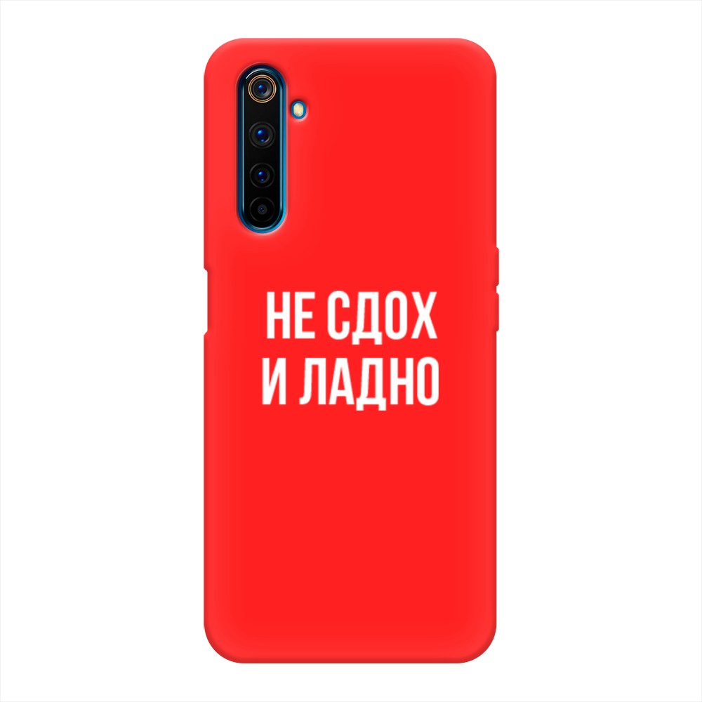 

Чехол Awog на Realme 6 Pro "Не сдох и ладно", Разноцветный, 252853-1