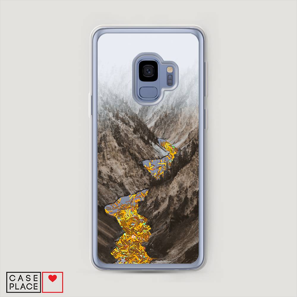 

Чехол Awog на Samsung Galaxy S9 "Горная река", Коричневый, 25790-1