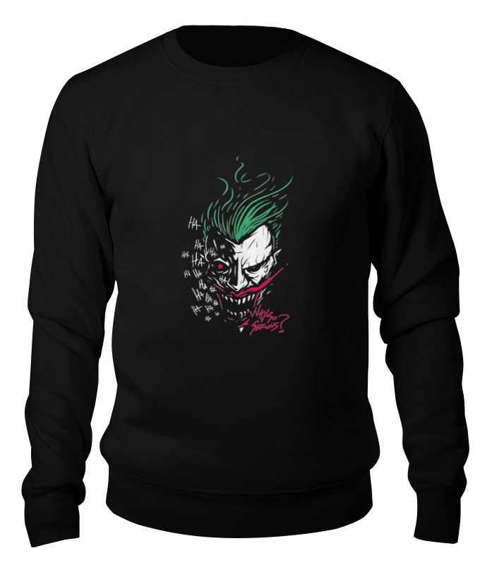 

Свитшот унисекс Printio Джокер (joker) черный XL, Джокер (joker)