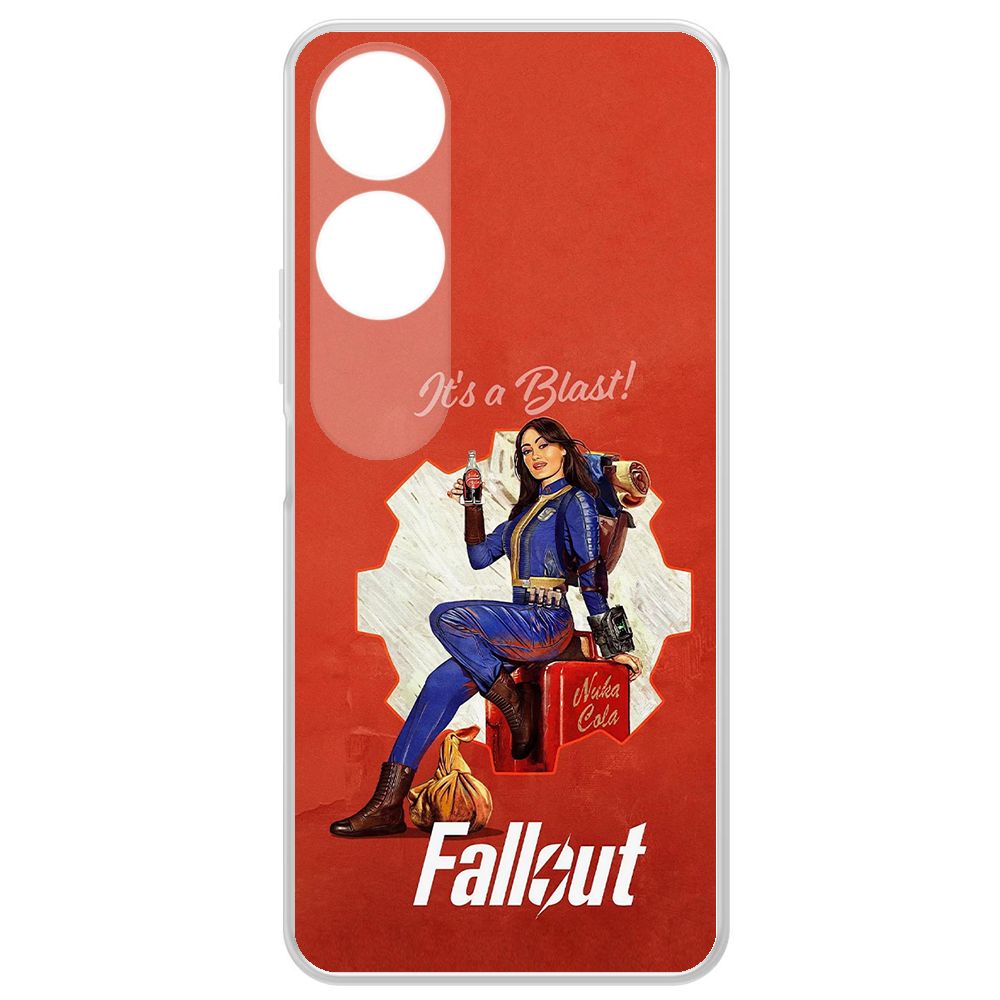 

Чехол-накладка Krutoff Clear Case Фоллаут (Fallout) - Это взрыв! для Honor X5 Plus