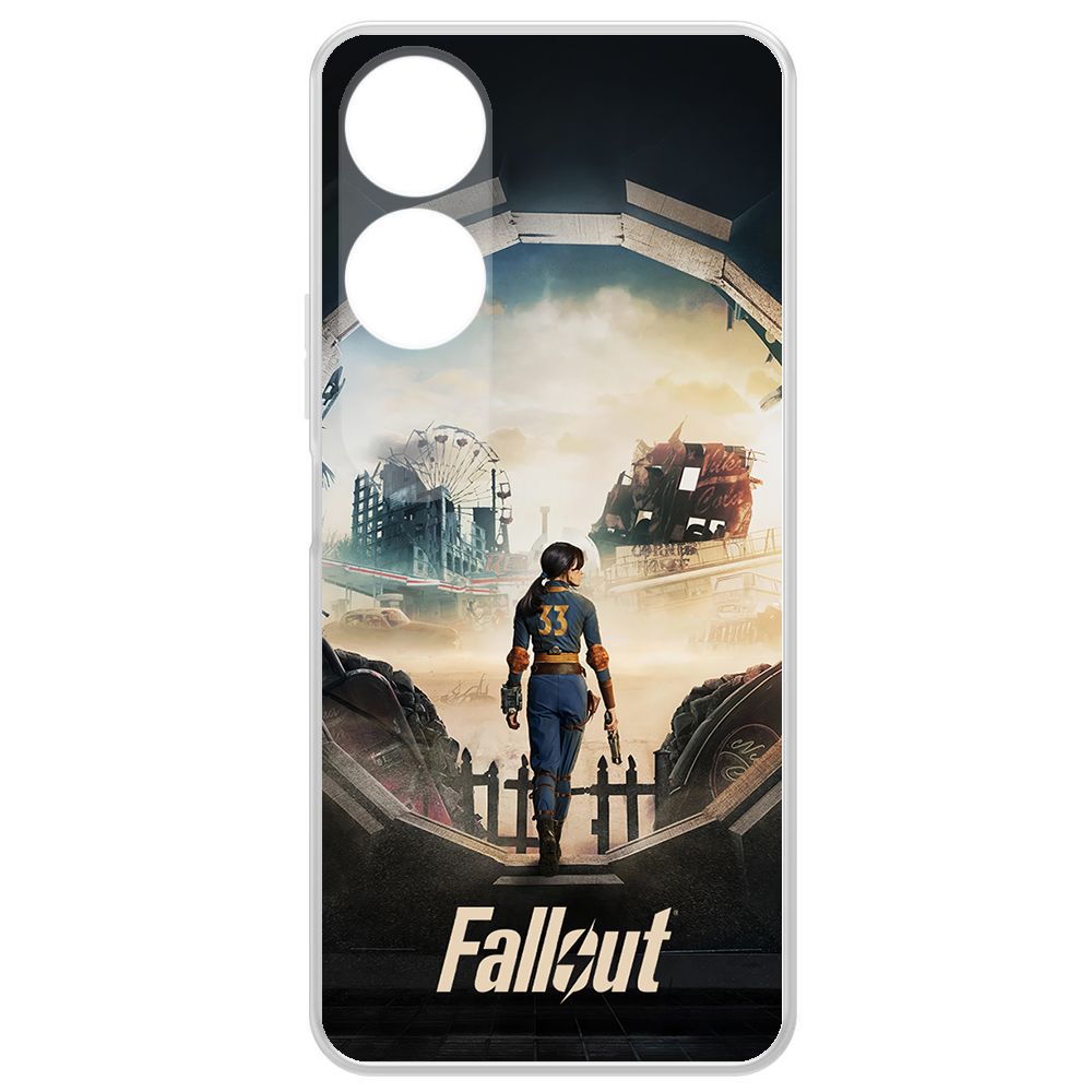 

Чехол-накладка Krutoff Clear Case Фоллаут (Fallout) - Убежище 33 для Honor X5 Plus