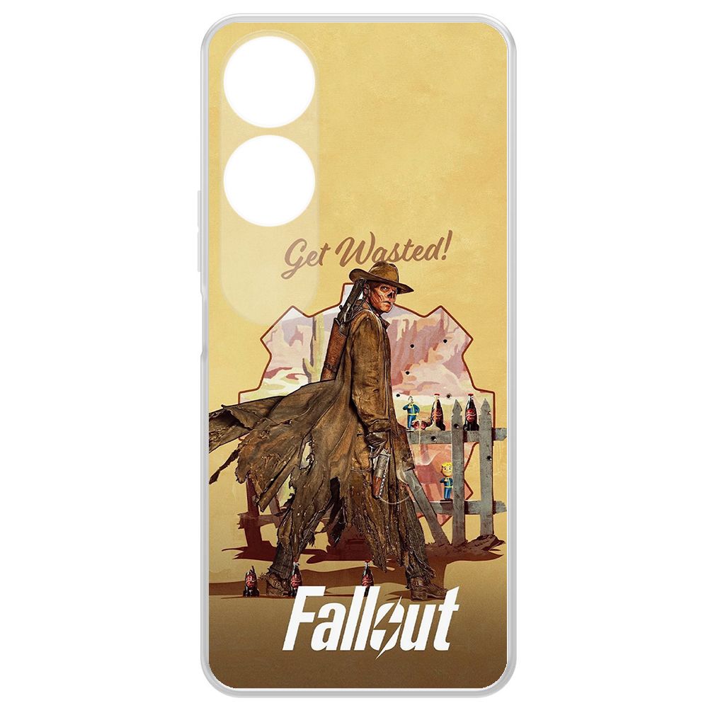 

Чехол-накладка Krutoff Clear Case Фоллаут (Fallout) - Давай напьемся! для Honor X5 Plus