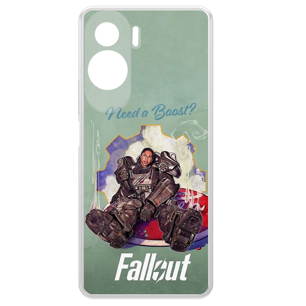 

Чехол-накладка Krutoff Clear Case Фоллаут (Fallout) - Нужно ускорение для Honor X50i, Прозрачный