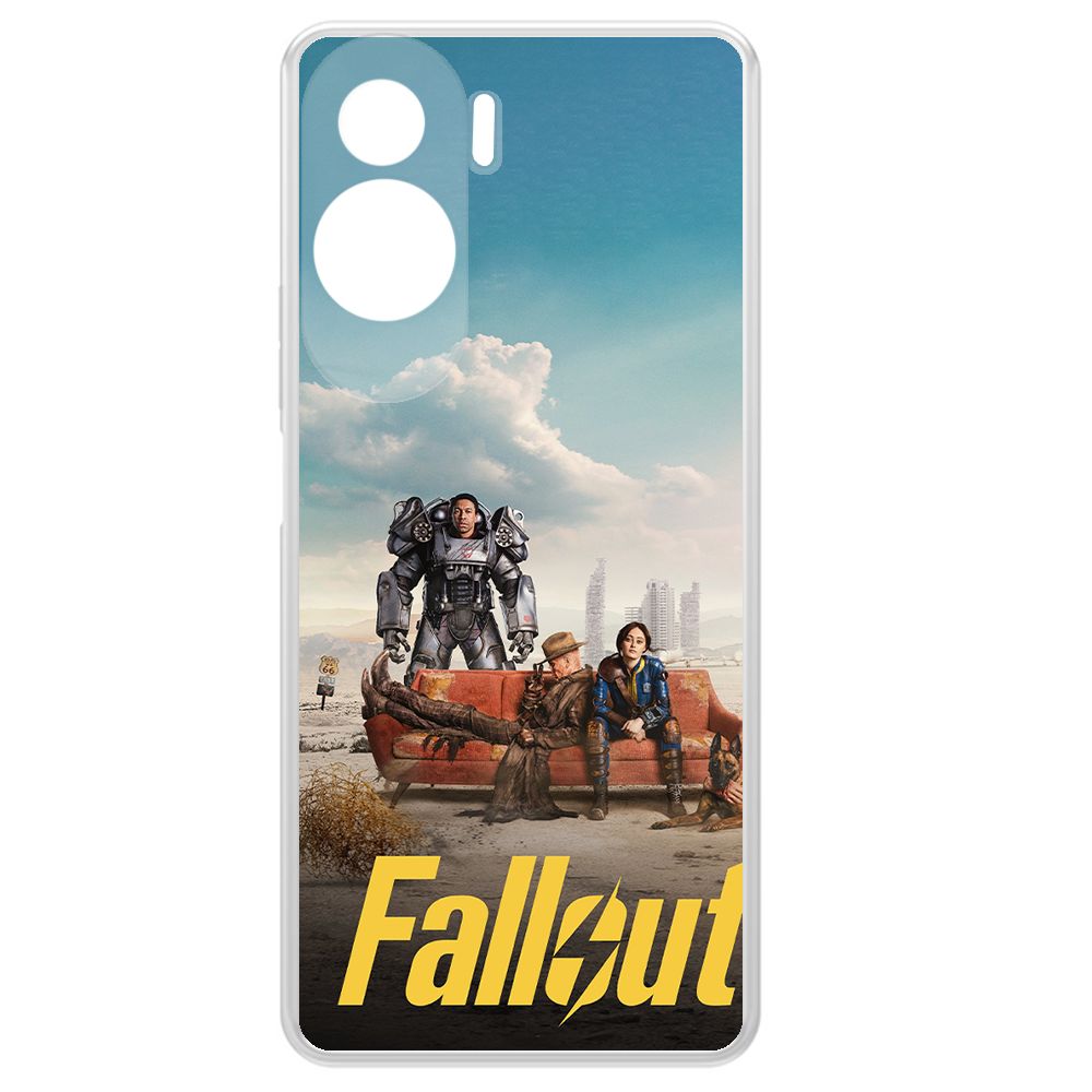 

Чехол-накладка Krutoff Clear Case Фоллаут (Fallout) - Постер для Honor X50i, Прозрачный