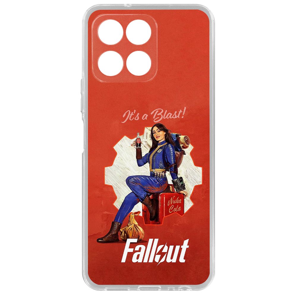 

Чехол-накладка Krutoff Clear Case Фоллаут (Fallout) - Это взрыв! для Honor X6, Прозрачный