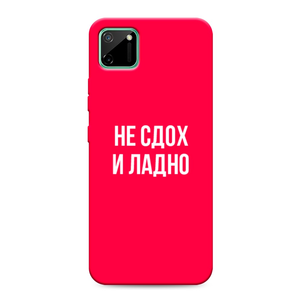 

Чехол Awog на Realme C11 2020 "Не сдох и ладно", Разноцветный, 253853-1