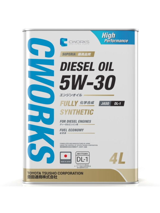 Моторное масло CWorks Diesel Oil 5W30 4л