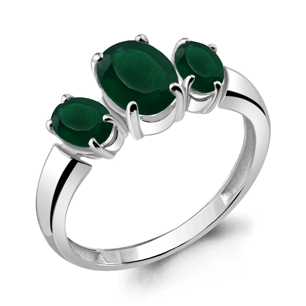 

Кольцо из серебра с агатом р. Aquamarine 6939509, 6939509_925_р