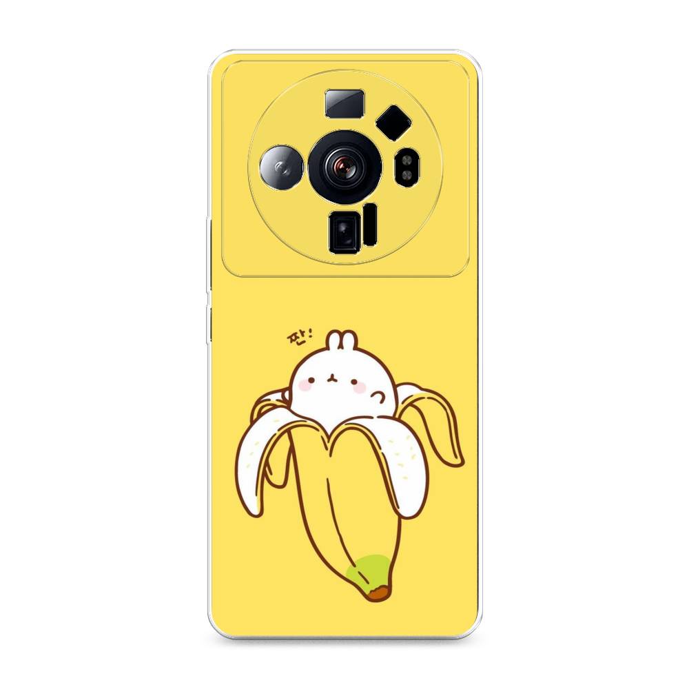 

Чехол Awog на Xiaomi 12S Ultra "Зайчик-бананчик", Разноцветный, 314550-2