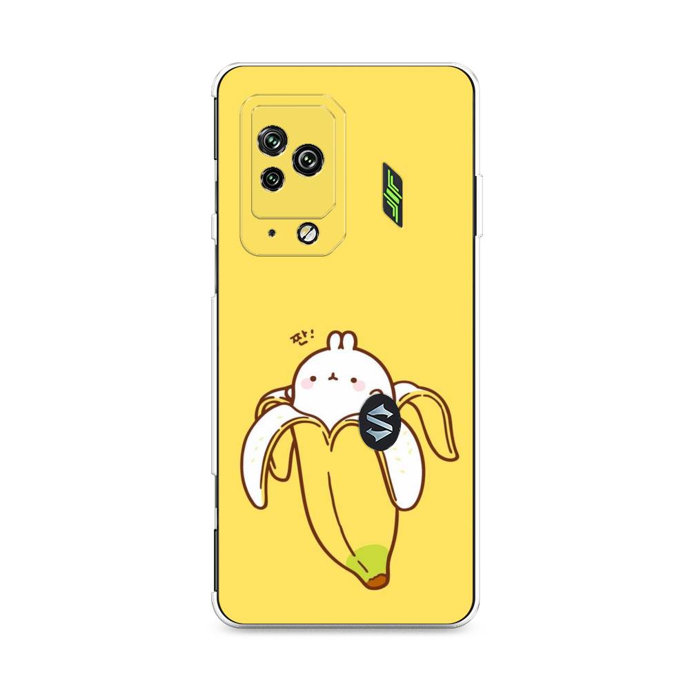 

Чехол Awog на Xiaomi Black Shark 5 Pro "Зайчик-бананчик", Разноцветный, 314150-2