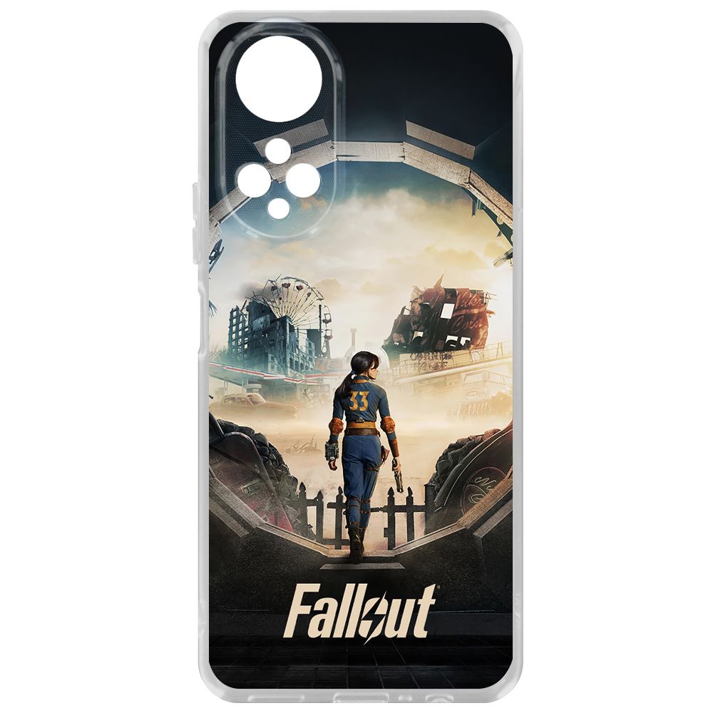 

Чехол-накладка Krutoff Clear Case Фоллаут (Fallout) - Убежище 33 для Honor X7, Прозрачный
