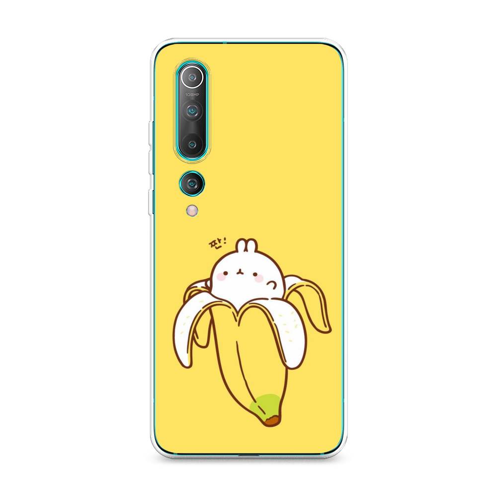 

Чехол Awog на Xiaomi Mi 10 Pro "Зайчик-бананчик", Разноцветный, 37850-2