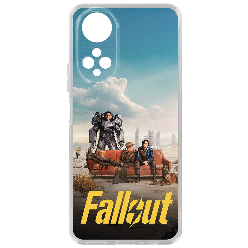 

Чехол-накладка Krutoff Clear Case Фоллаут (Fallout) - Постер для Honor X7, Прозрачный