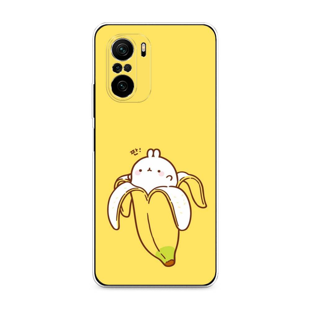 

Чехол Awog на Poco F3/Redmi K40/Mi 11i "Зайчик-бананчик", Разноцветный, 312650-2