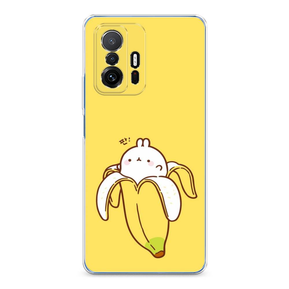 

Чехол Awog на Xiaomi Mi 11T/11T Pro "Зайчик-бананчик", Разноцветный, 313750-2