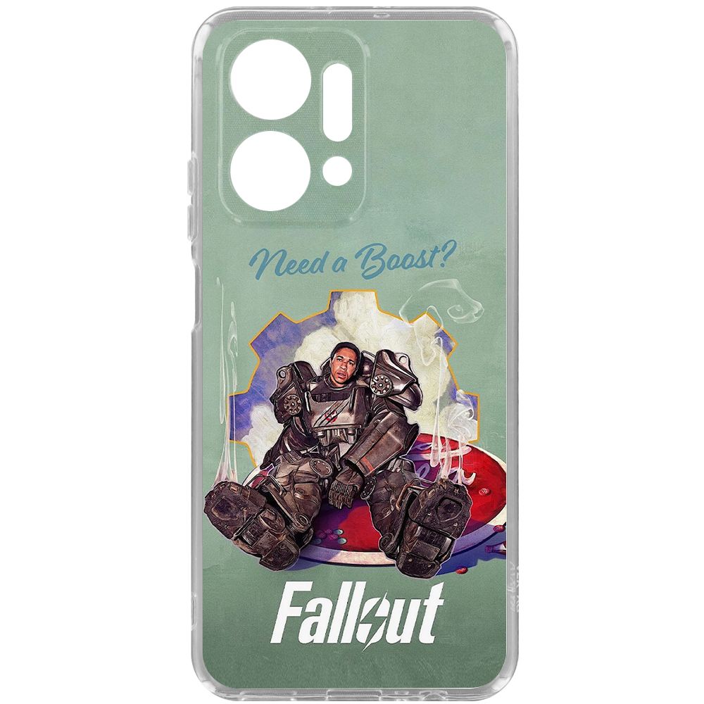 

Чехол-накладка Krutoff Clear Case Фоллаут (Fallout) - Нужно ускорение для Honor X7a Plus, Прозрачный