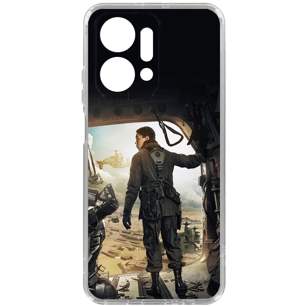 

Чехол-накладка Krutoff Clear Case Фоллаут (Fallout) - Аарон для Honor X7a Plus