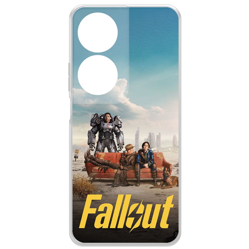 

Чехол-накладка Krutoff Clear Case Фоллаут (Fallout) - Постер для Honor X7b, Прозрачный