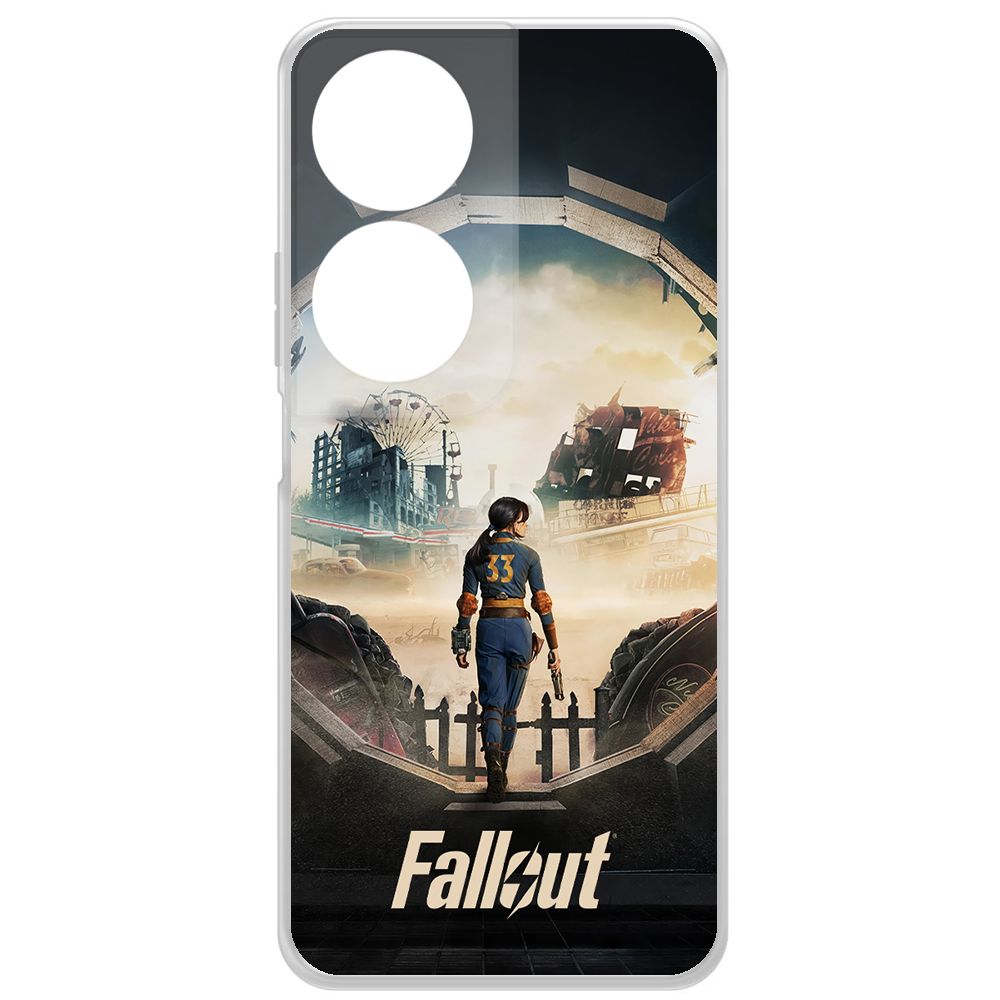 

Чехол-накладка Krutoff Clear Case Фоллаут (Fallout) - Убежище 33 для Honor X7b, Прозрачный