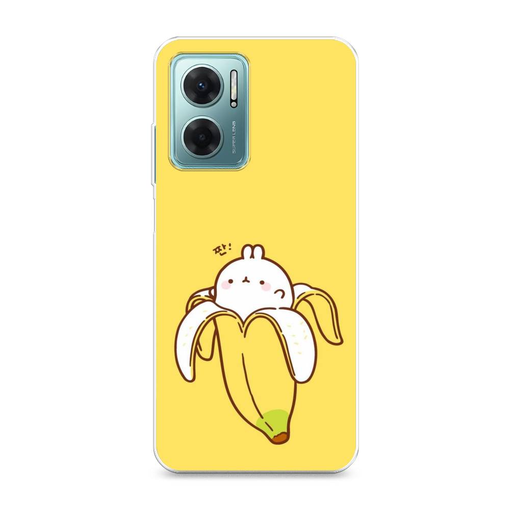 

Чехол Awog на Xiaomi Redmi 10 5G "Зайчик-бананчик", Разноцветный, 313550-2