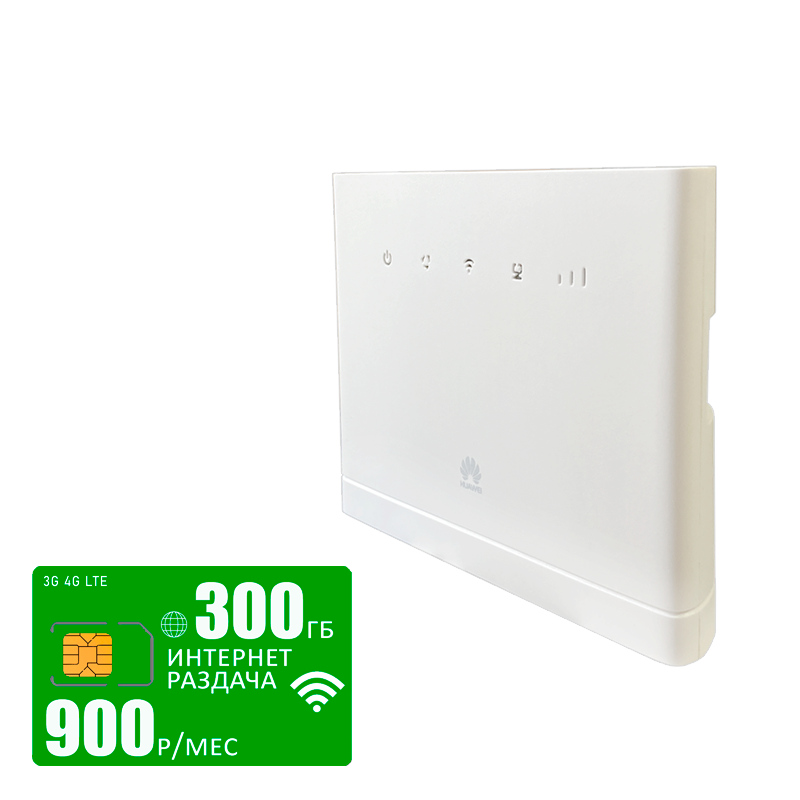 

Wi-Fi роутер Huawei b315 (komplekt-b315white-mega-300gb-PRO-sb), b315