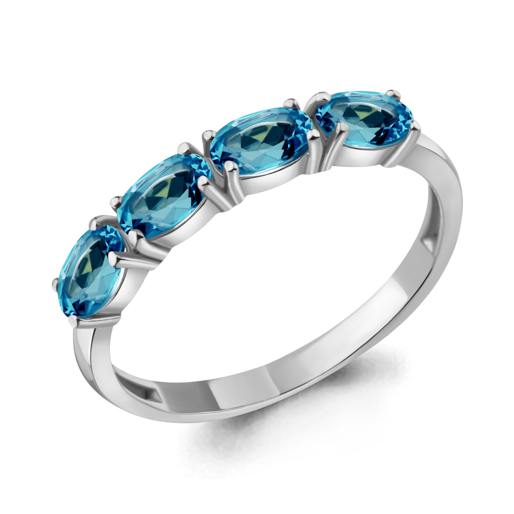 

Кольцо из серебра с топазом р., Aquamarine 6933108, 6933108_925_р