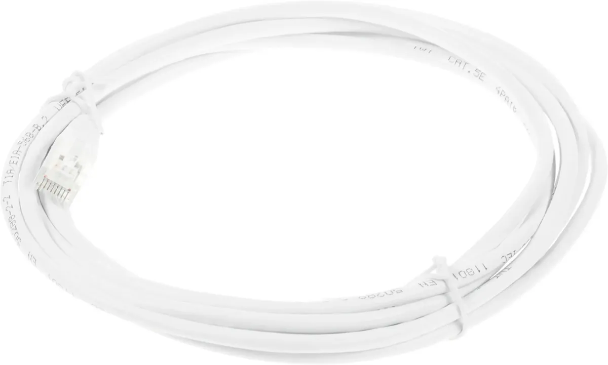 

Патч-корд LanMaster вилка RJ-45, вилка RJ-45, кат.5E, ПВХ, 3м, белый twt-45-45-3.0-wh, Патч-корд LanMaster вилка RJ-45, вилка RJ-45, кат.5E, ПВХ, 3м, белый [twt-45-45-3.0-wh]