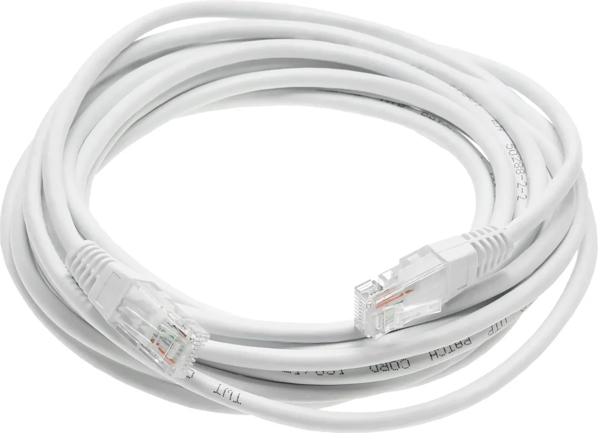 

Патч-корд LanMaster вилка RJ-45, вилка RJ-45, кат.5E, ПВХ, 5м, белый twt-45-45-5.0-wh, Патч-корд LanMaster вилка RJ-45, вилка RJ-45, кат.5E, ПВХ, 5м, белый [twt-45-45-5.0-wh]