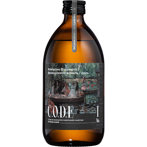 

Сироп Кордиал C.O.D.E. Апельсин Фукумото, Французская Ваниль, Соль, 0,5 л