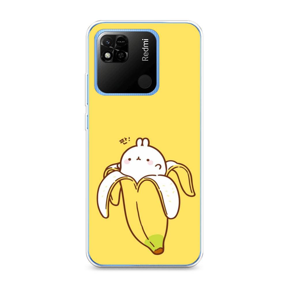 

Чехол Awog на Xiaomi Redmi 10A "Зайчик-бананчик", Разноцветный, 313950-2