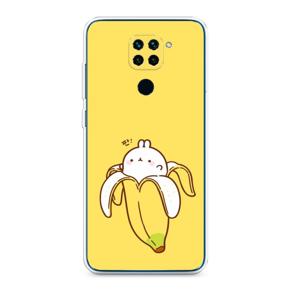 

Чехол Awog на Xiaomi Redmi 10X 4G/Note 9 "Зайчик-бананчик", Разноцветный, 38250-2