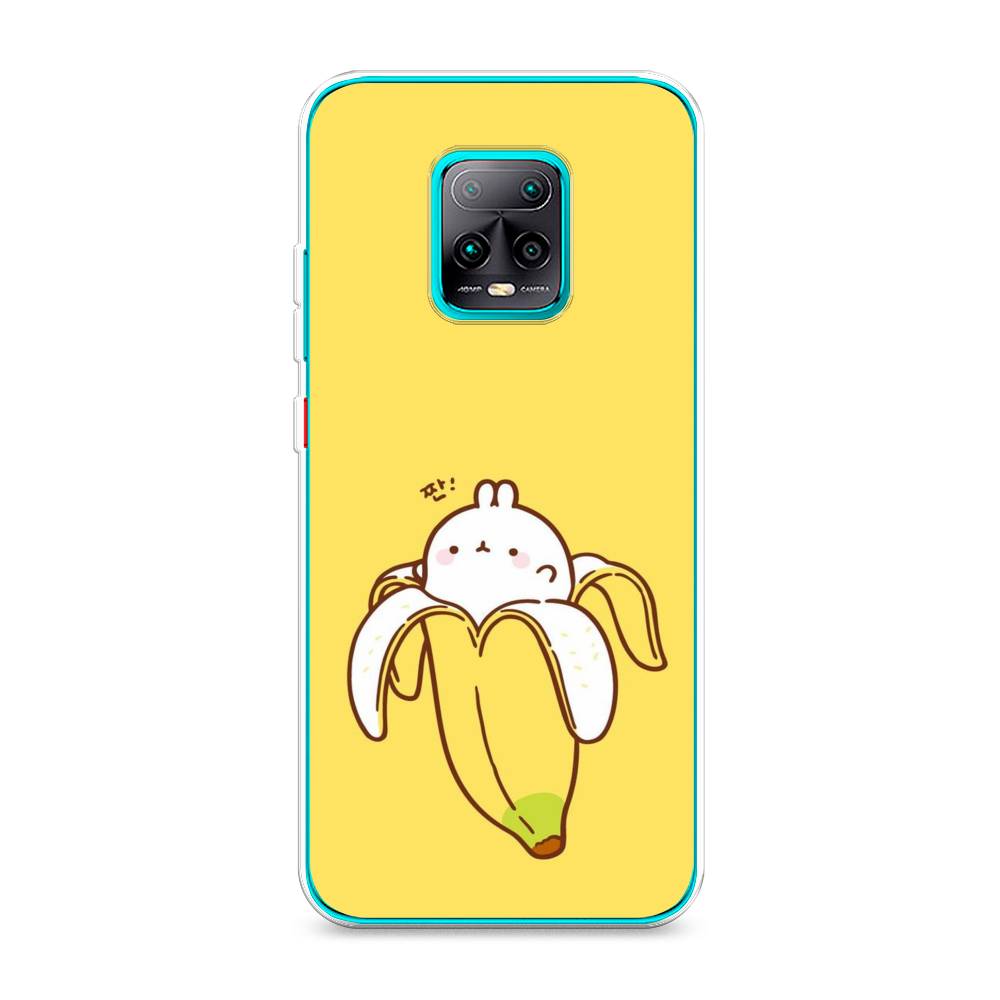 

Чехол Awog на Xiaomi Redmi 10X Pro 5G "Зайчик-бананчик", Разноцветный, 38650-2
