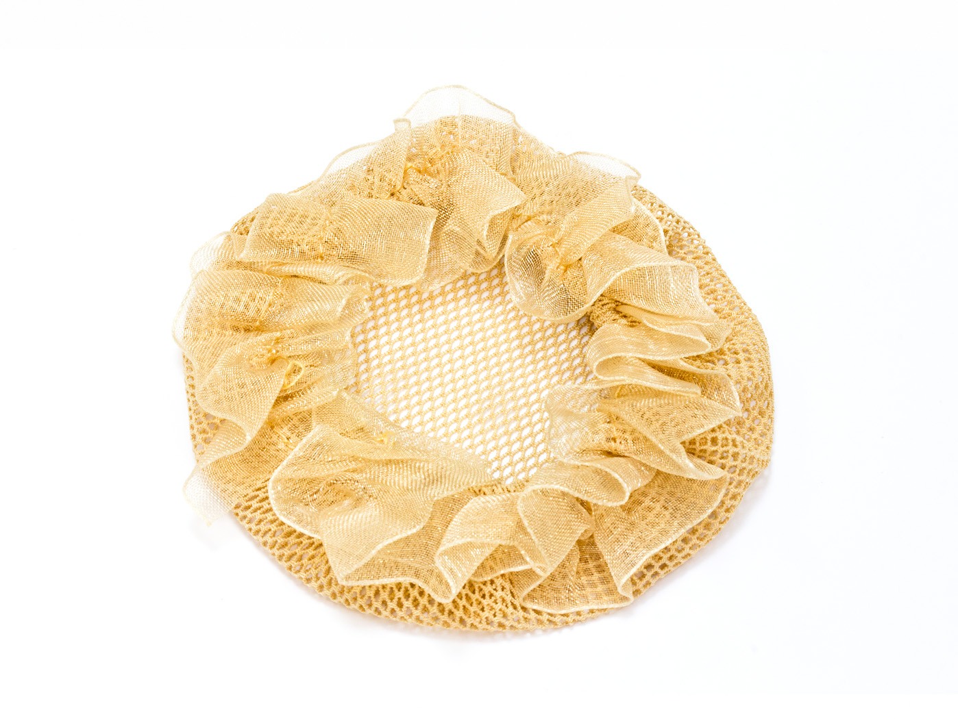 Сетка для волос желтая сетка крошет для декора и флористики желтая рулон 1шт 0 5 х 4 5 м