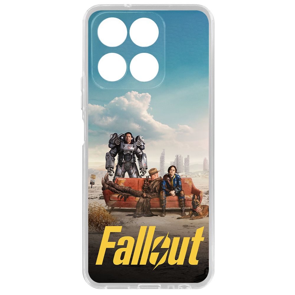 

Чехол-накладка Krutoff Clear Case Фоллаут (Fallout) - Постер для Honor X8a, Прозрачный