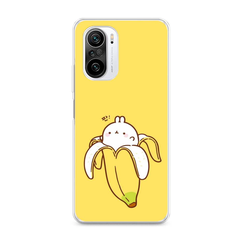 

Чехол Awog на Xiaomi Redmi K40 "Зайчик-бананчик", Разноцветный, 310950-2