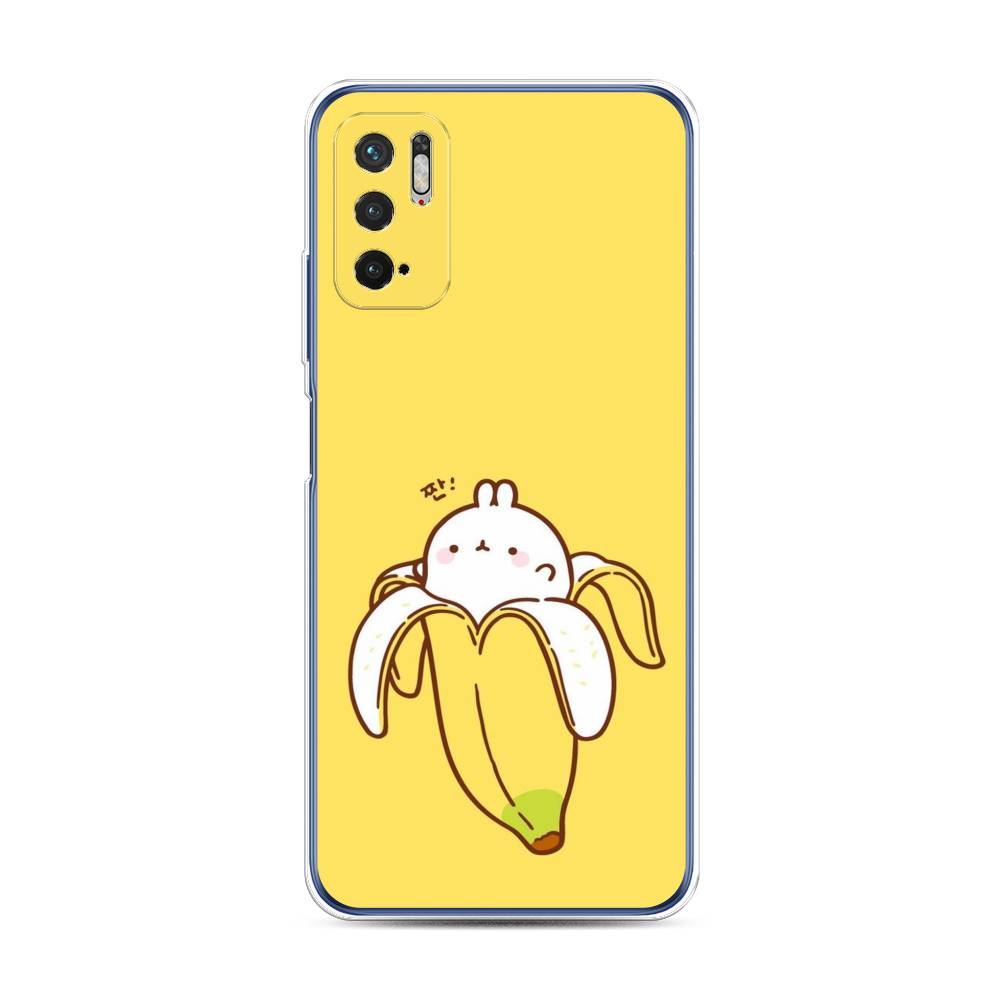 фото Силиконовый чехол "зайчик-бананчик" на xiaomi redmi note 10t awog