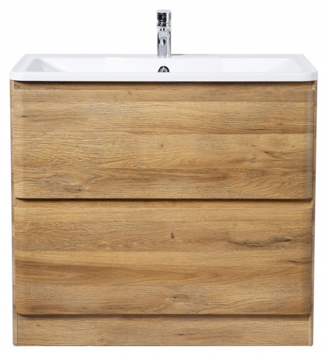 

Тумба с раковиной BelBagno Albano 80-PIA Rovere Rustico, Коричневый, Albano