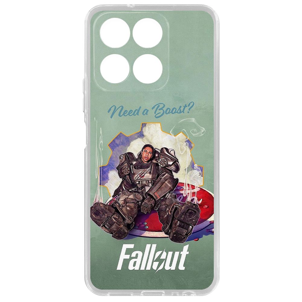 

Чехол-накладка Krutoff Clear Case Фоллаут (Fallout) - Нужно ускорение для Honor X8a, Прозрачный