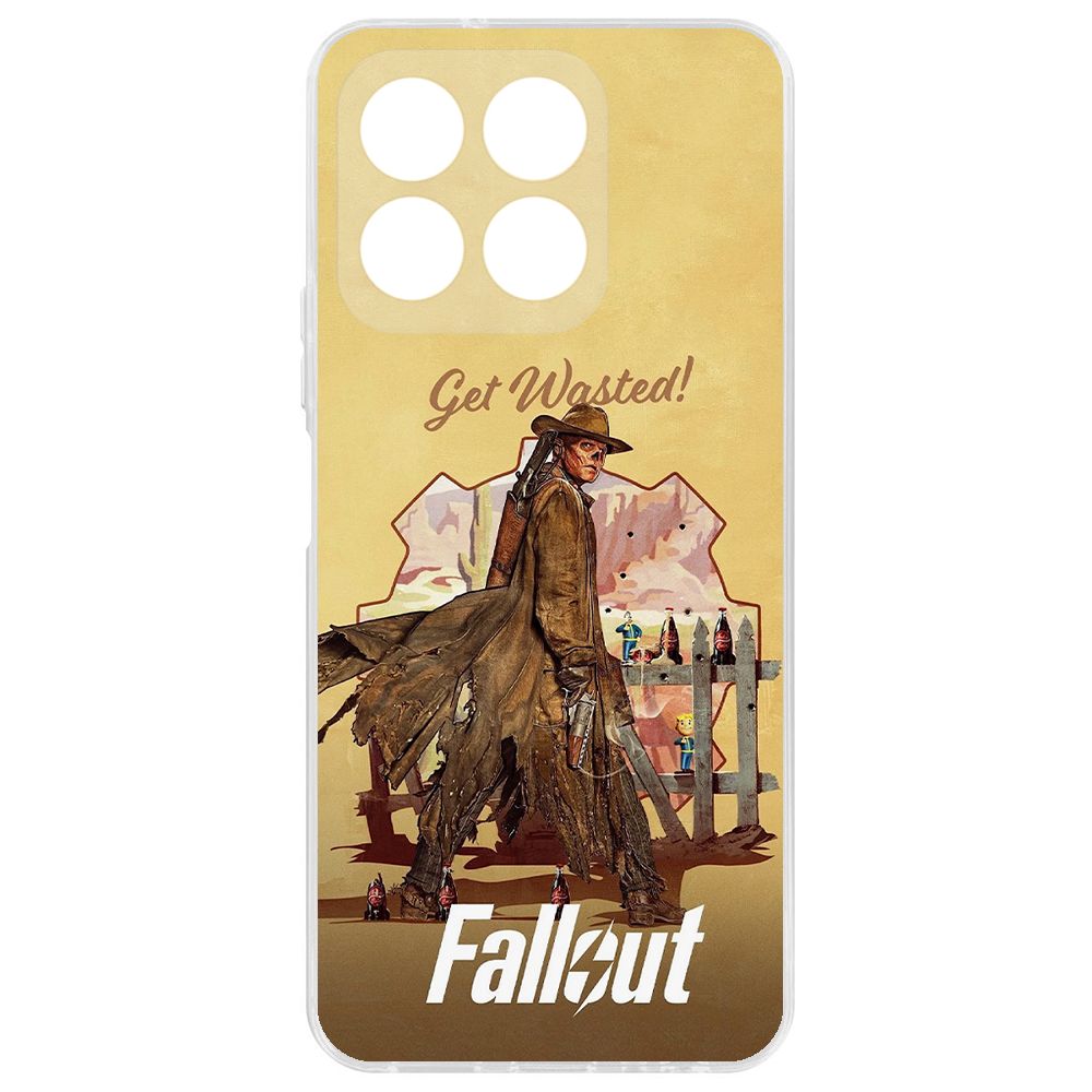 

Чехол-накладка Krutoff Clear Case Фоллаут (Fallout) - Давай напьемся! для Honor X8b