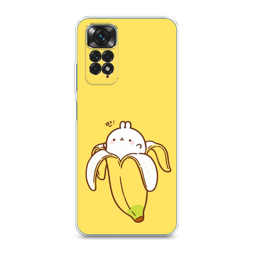 

Чехол Awog на Xiaomi Redmi Note 11 4G Global/Redmi Note 11S "Зайчик-бананчик", Разноцветный, 313850-2
