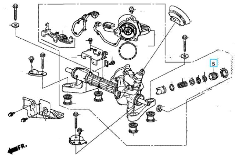 Резиновая подножка,HONDA, Оригинал