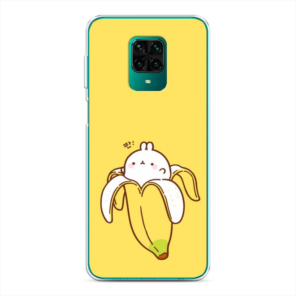 

Чехол Awog на Xiaomi Redmi Note 9 Pro/9S "Зайчик-бананчик", Разноцветный, 38050-2