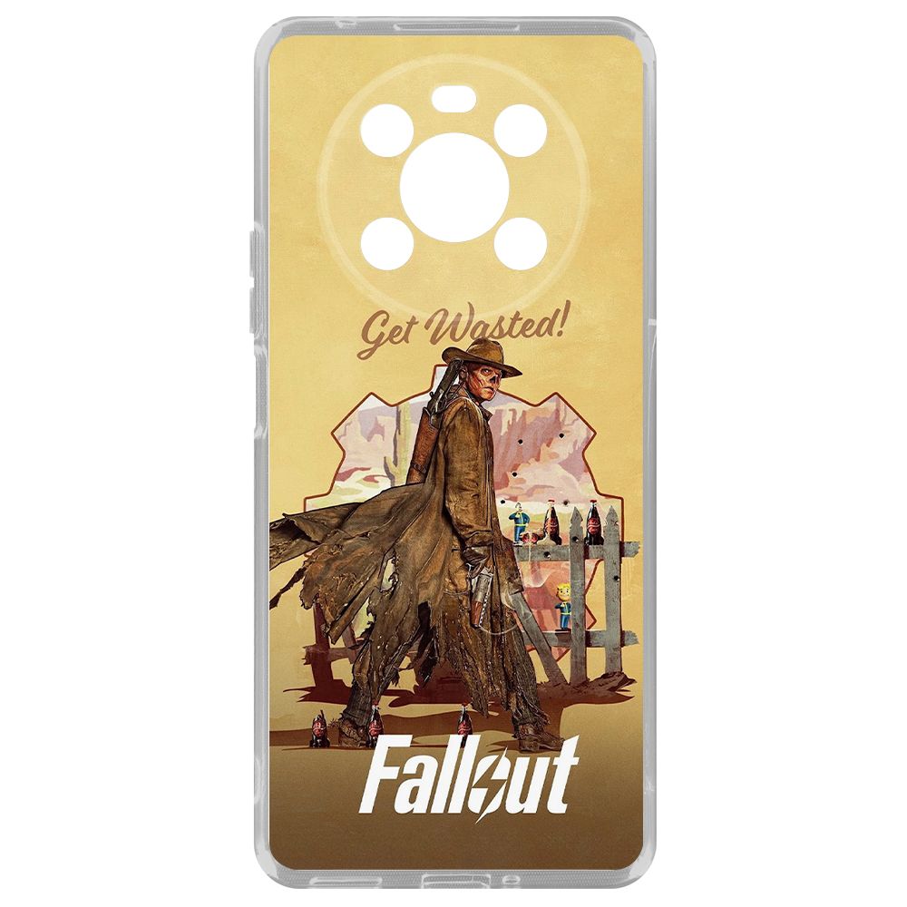 

Чехол-накладка Krutoff Clear Case Фоллаут (Fallout) - Давай напьемся! для Honor X9