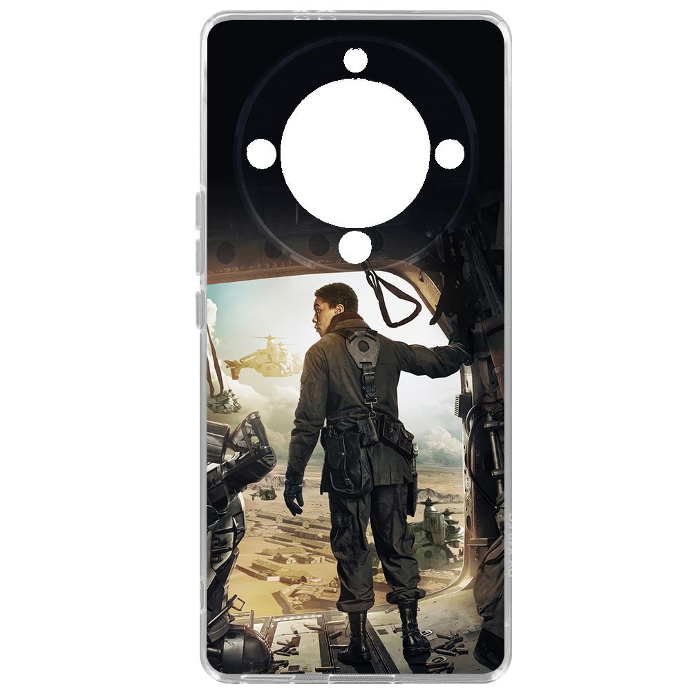

Чехол-накладка Krutoff Clear Case Фоллаут (Fallout) - Аарон для Honor X9a, Прозрачный