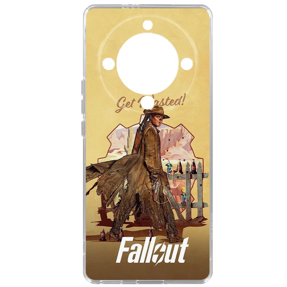 

Чехол-накладка Krutoff Clear Case Фоллаут (Fallout) - Давай напьемся! для Honor X9a