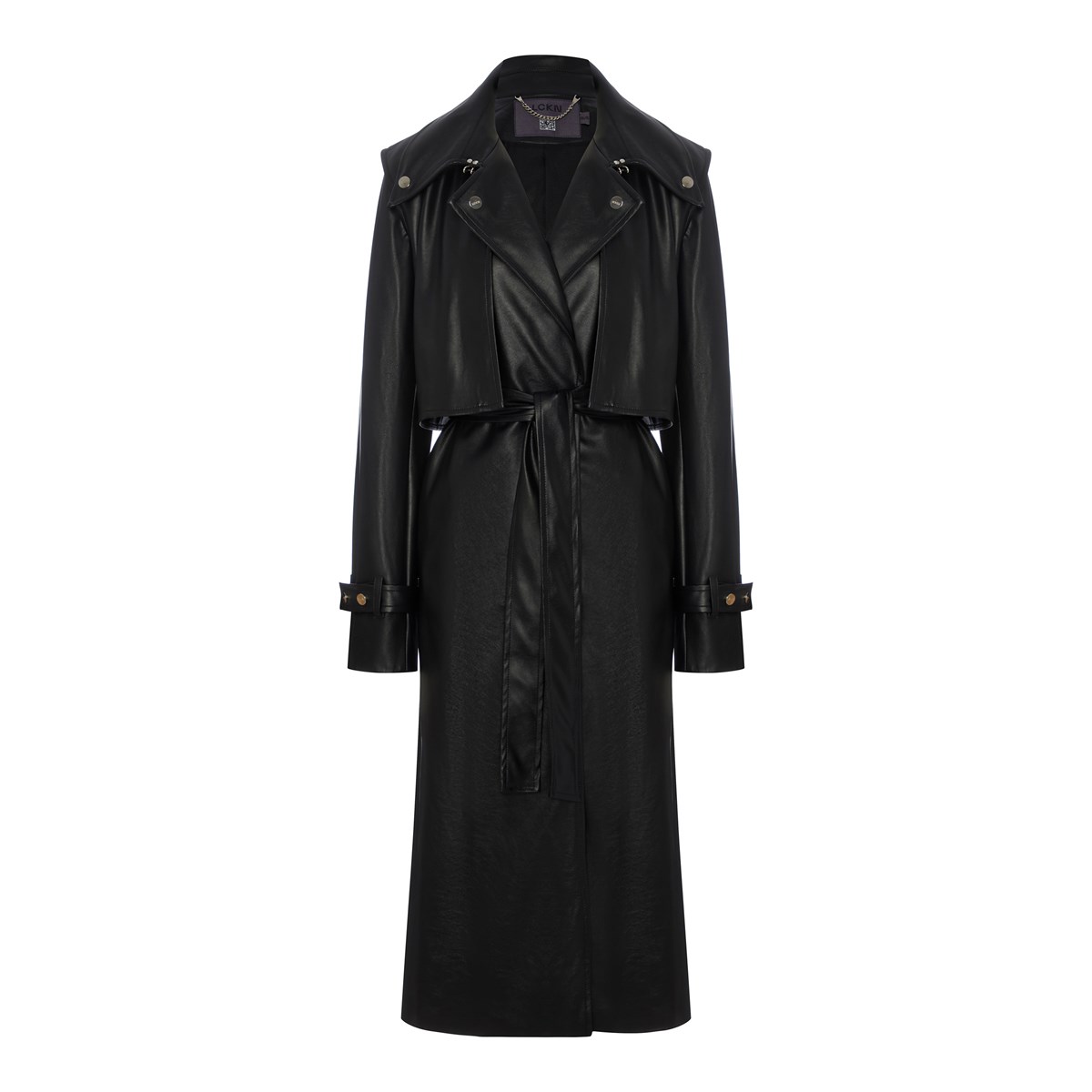 

Тренч женский Lckn 43755 черный S/M, 43755