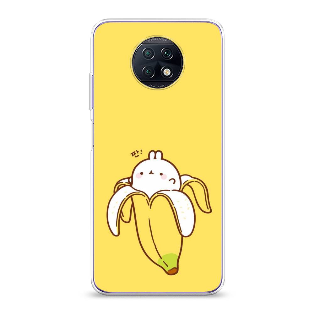 

Чехол Awog на Xiaomi Redmi Note 9T "Зайчик-бананчик", Разноцветный, 39650-2