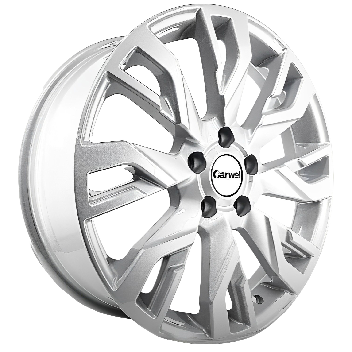 

Диск литой R18 7J 5x114.3/66.5 ET37 Carwel Чеко 1809 SLT 00116743, Серебристый